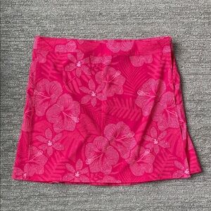 Ripskirt Hawaii Pink Floral Mini Skirt